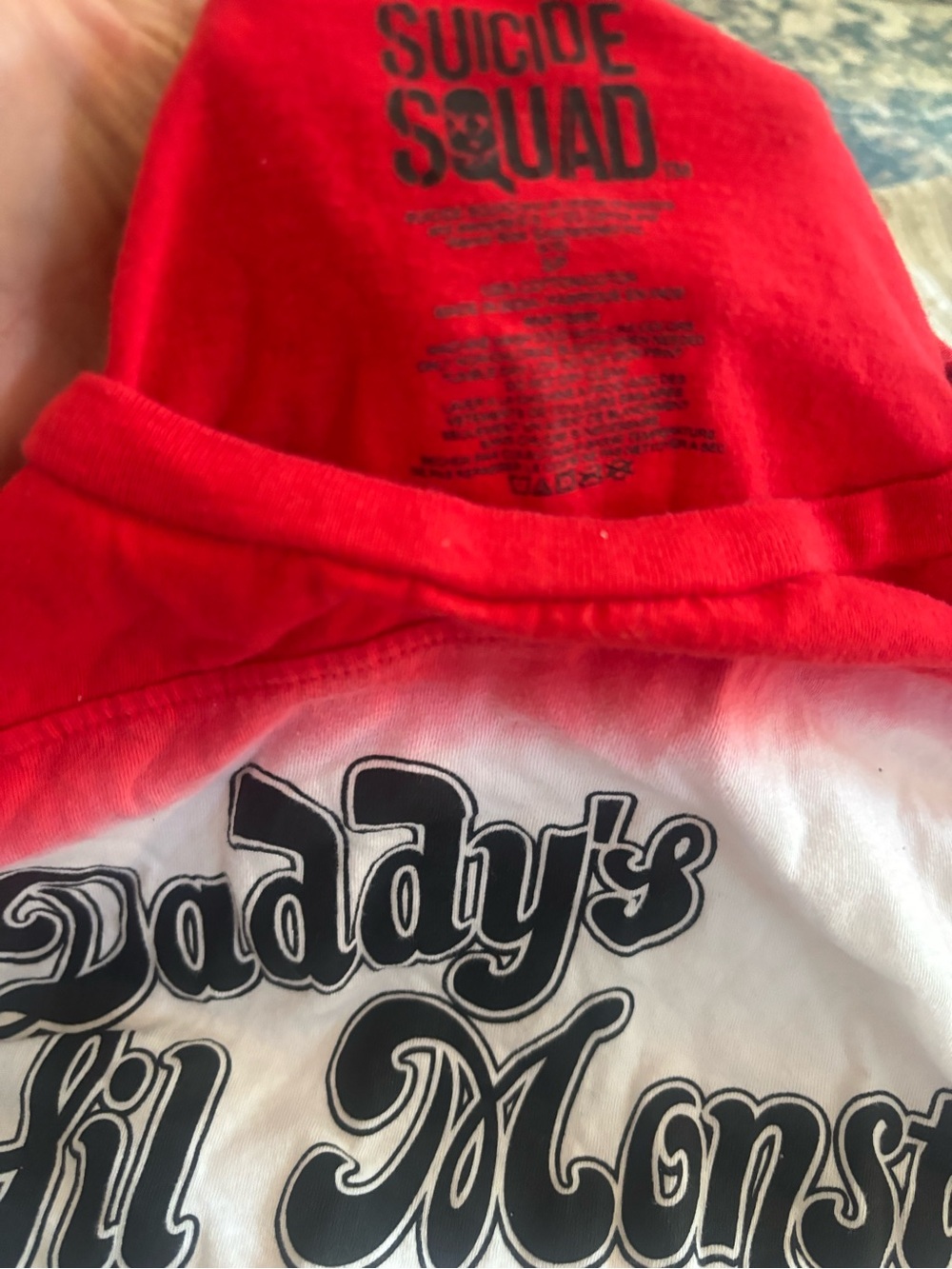 Daddy’s little monster Harley Quinn costume women’s - Picture 3 of 4